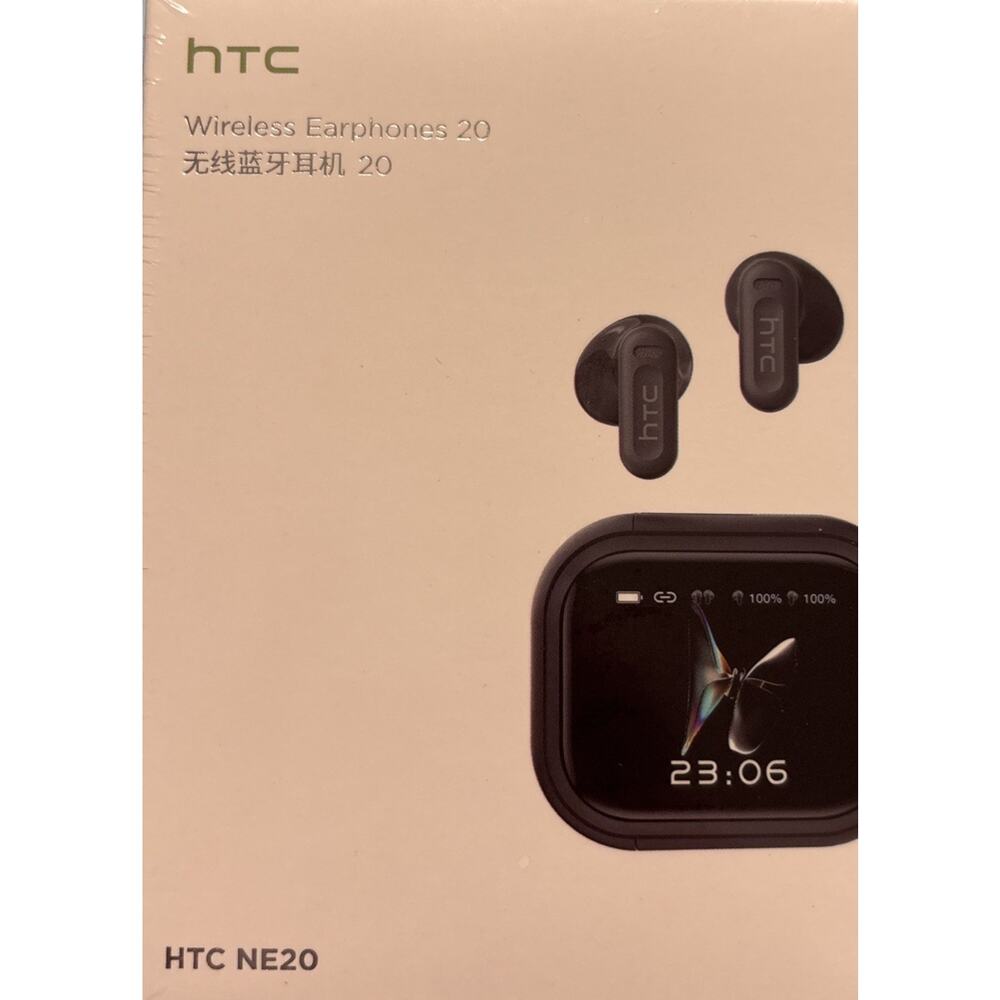 HTC Wireless Earphones NE20 with Charging Case Bluetooth Compatible